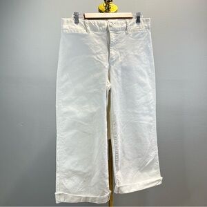 GAP Women's Cream Wide-Leg Pantsorder#(8)